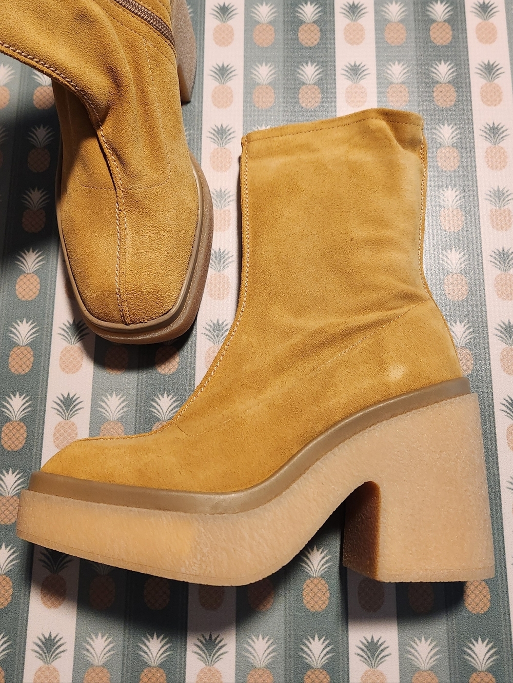 Free People Suede Gigi Ankle Boot - Picture 4 of 10